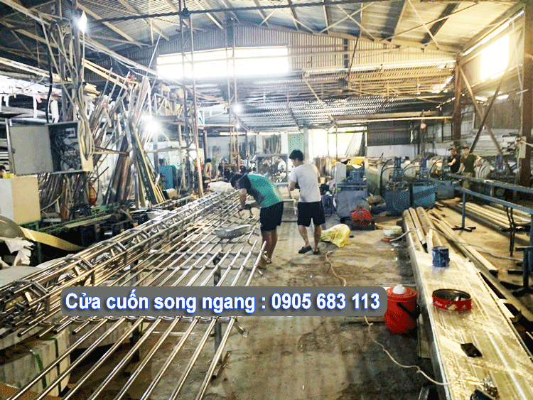 Cửa cuốn song ngang Inox